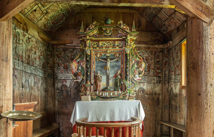 Altar der Stabkirche von Urnes