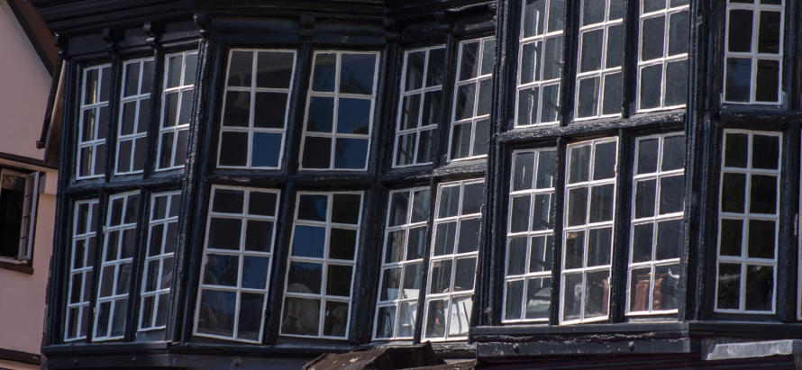 Exeter - Fensterfassade