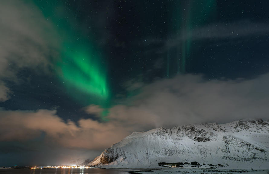 Polarlichter über Ramberg