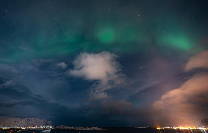 Polarlichter über Fredvang