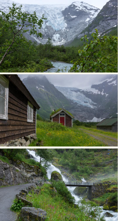 Gletscherzungen des Jostedalsbreen