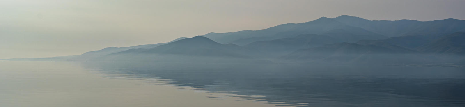 Kerkini-See in der Morgendämmerung
