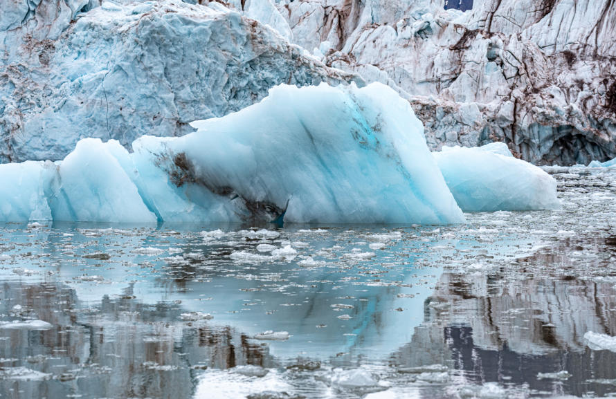 kleiner Eisberg beim Kongsbreen